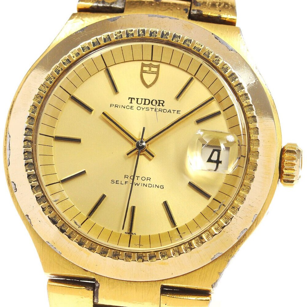 TUDOR Prince Oyster Date 9101/1 cal.2784 Gold Dial Automatic Men's Watch_819731